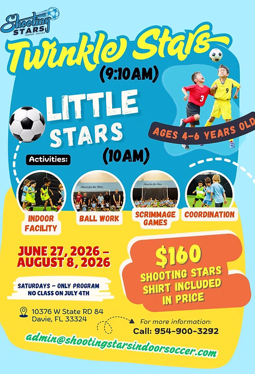 Twinkle Stars & Little Stars Soccer Classes